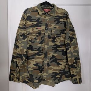 Men's Camouflage Shirt Jacket